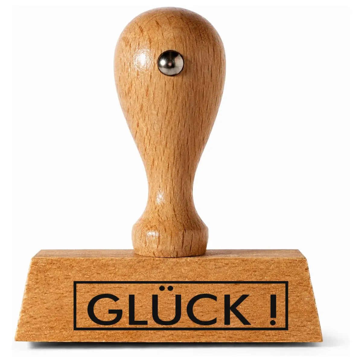 Glück! - Holzstempel 40x10mm