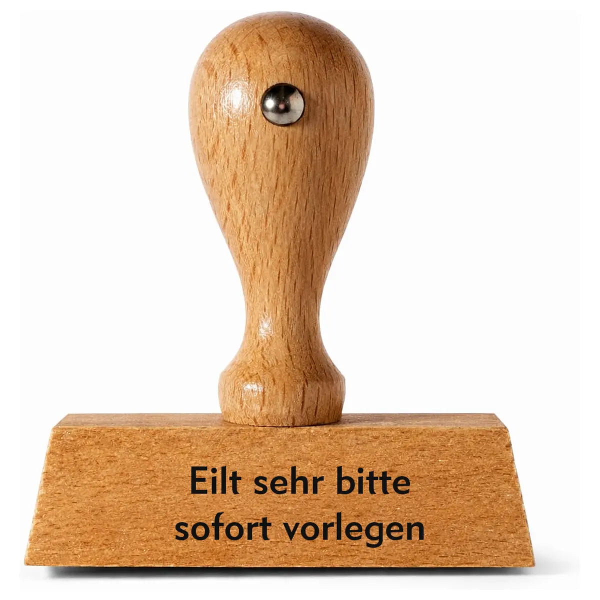 Eilt sehr bitte – sofort vorlegen - Holzstempel 40x15mm