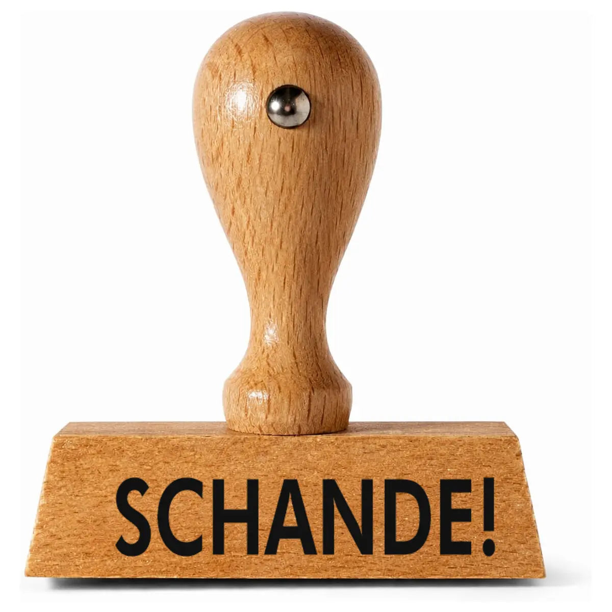 Schande! - Holzstempel 40x10mm