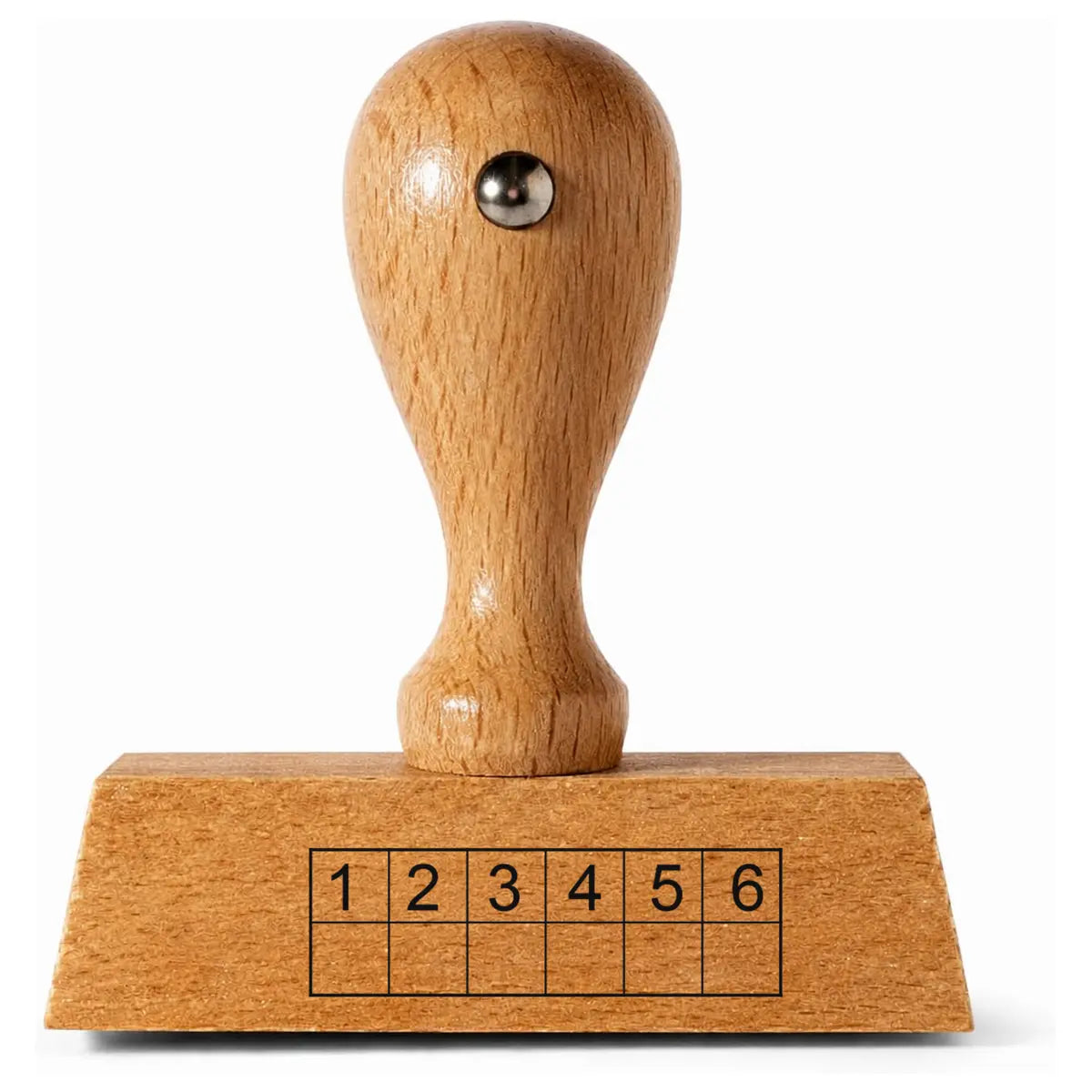 Notenstempel 1–6 - Holzstempel 50x15mm