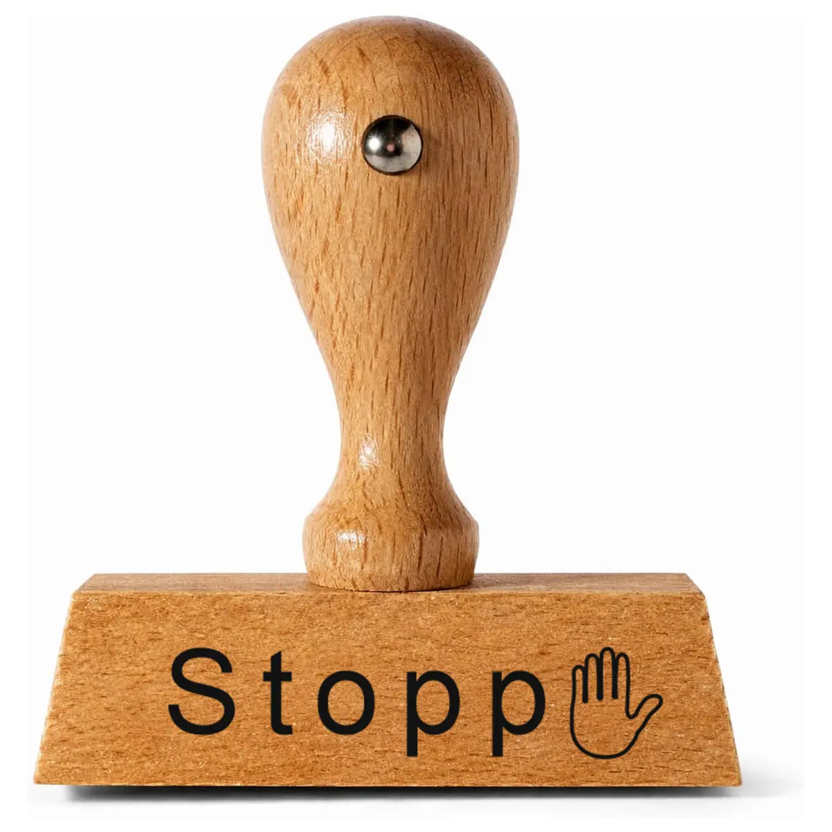 Stopp - Holzstempel 40x10mm