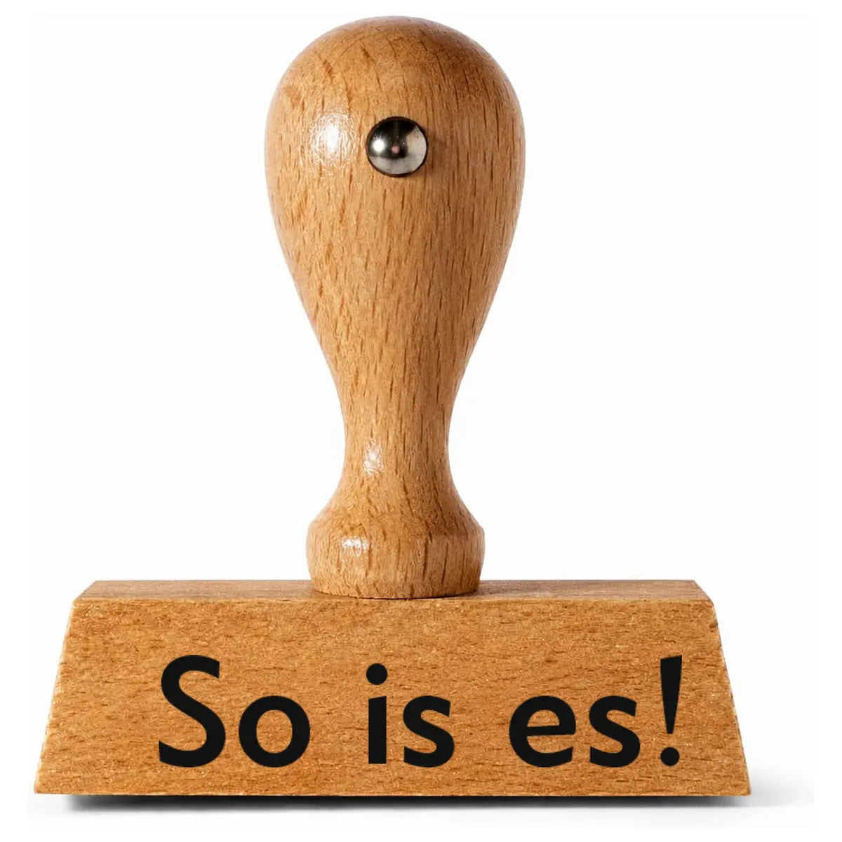 So is es! - Holzstempel 40x10mm