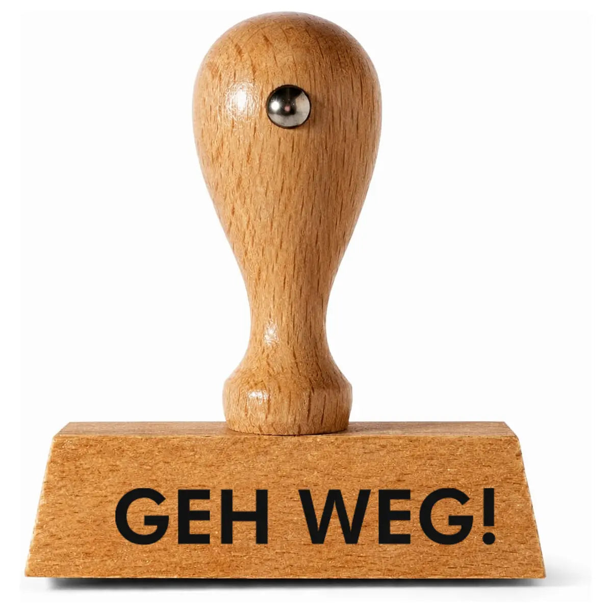 GEH WEG! - Holzstempel 40x10mm