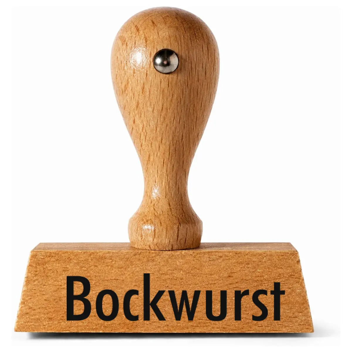 Bockwurst - Holzstempel 40x10mm