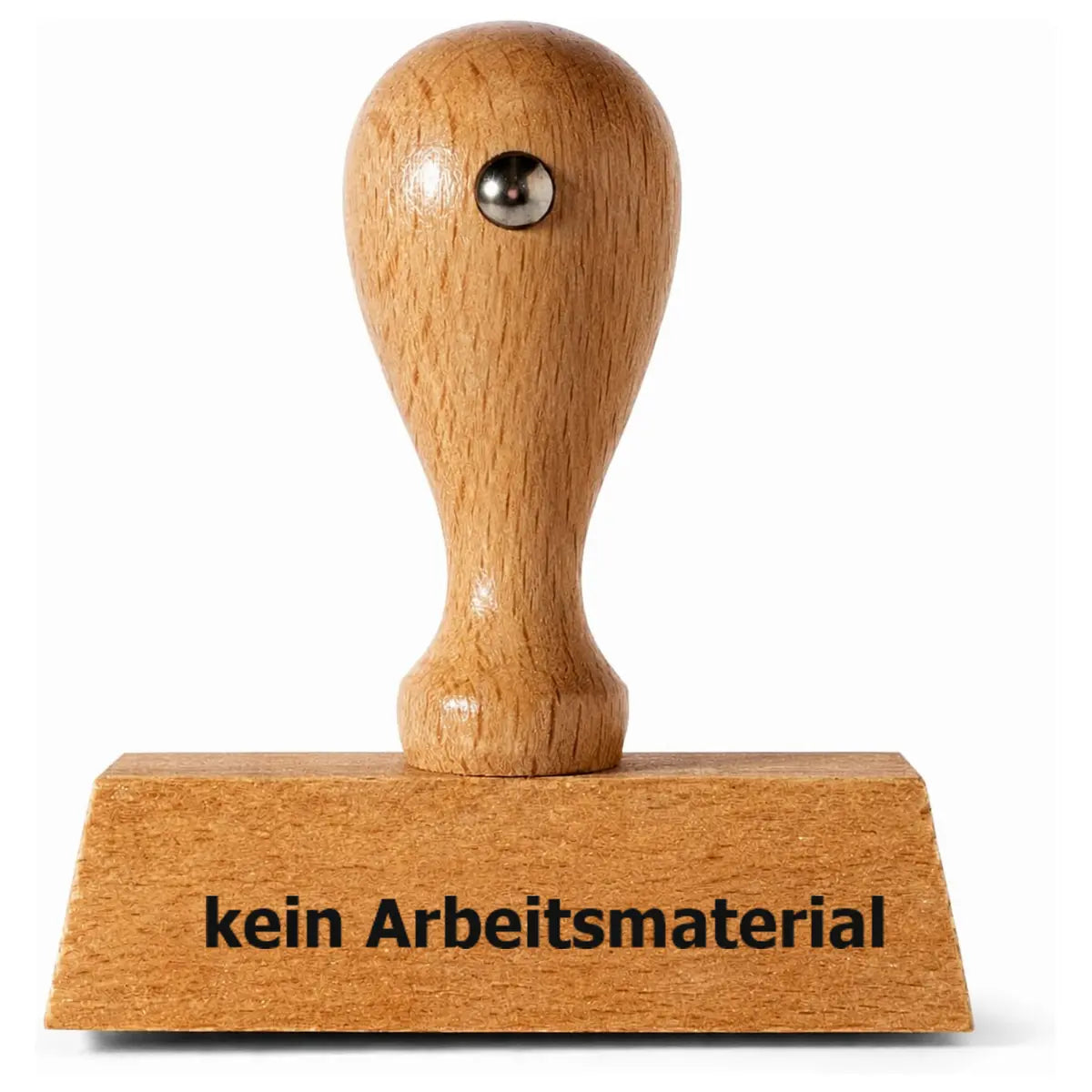 Kein Arbeitsmaterial - Holzstempel 40x10mm