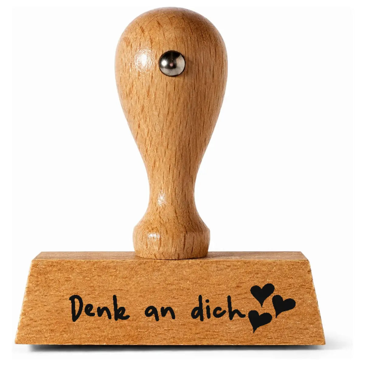 vy "3 an dichgp Den – Holzstempel 40 × 10 mm