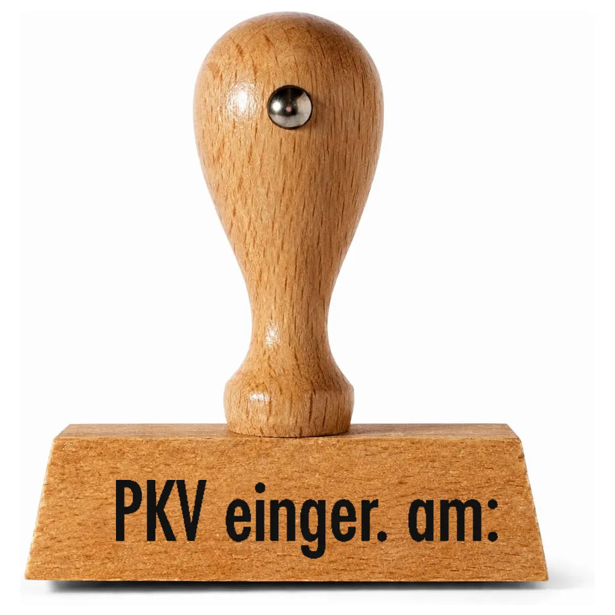 PAV einger. am: – Holzstempel 40 × 10 mm