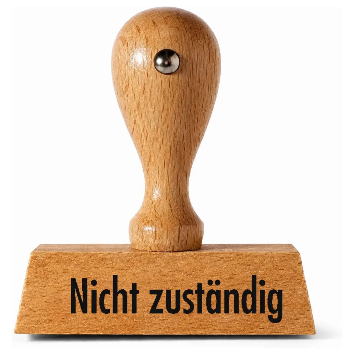Nicht zuständig – Holzstempel 40 × 10 mm