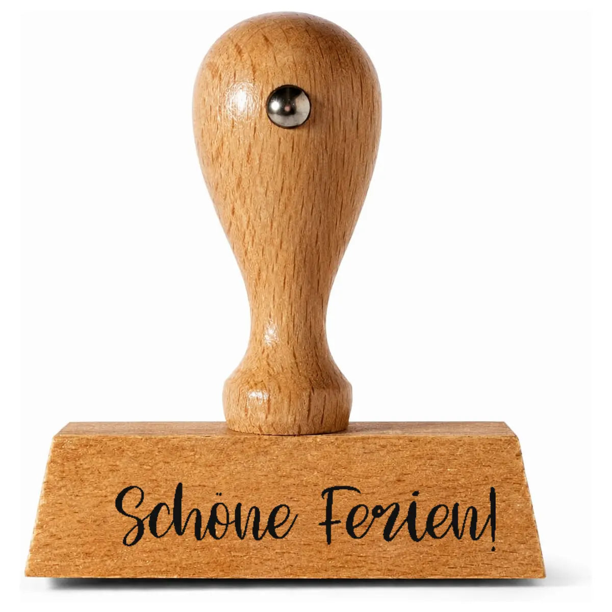 Schöne Ferien – Holzstempel 40 × 10 mm