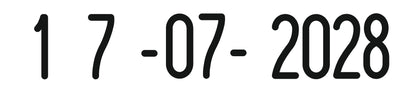 Trodat Classic 1020 MA – Date Stamp