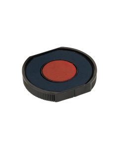 COLOP Ersatzkissen E/R 40/2 blau-rot – Einzelpackung, Kissenfarbe Blau-Rot