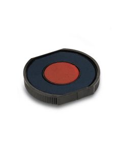 COLOP Ersatzkissen E/R 50/2 blau-rot – Einzelpackung, Kissenfarbe Blau-Rot