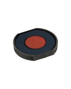 COLOP Ersatzkissen E/R 45/2 blau-rot – Einzelpackung, Kissenfarbe Blau-Rot