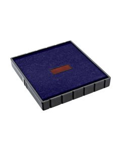 COLOP Ersatzkissen E/Q 43/2 blau-rot – Einzelpackung, Kissenfarbe Blau-Rot