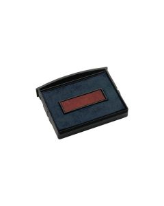 COLOP Ersatzkissen E/2100/2 blau-rot – Einzelpackung, Kissenfarbe Blau-Rot