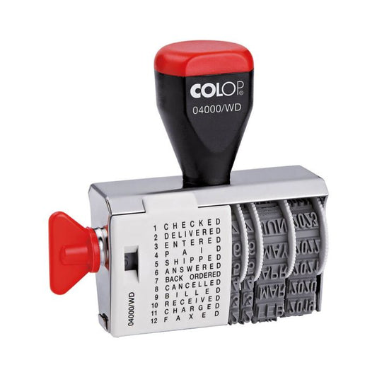 COLOP 04000/WD – Datum- und Wortbandstempel