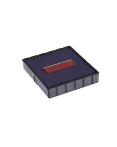 COLOP Ersatzkissen E/Q 30 Datumstempel blau-rot – Einzelpackung, Kissenfarbe Blau-Rot
