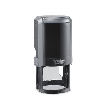 Trodat 4642 – individueller Stempel Ø 42 mm – Gehäusefarbe ECO-Grau
