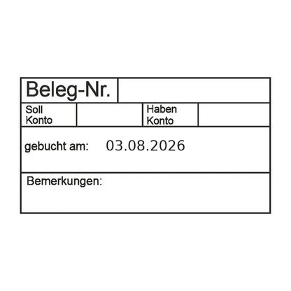 Rechnungsprüf- und Freigabestempel – Stempelabdruck