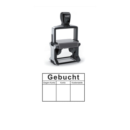 Belegbuchungsstempel Lastschrift & Gutschrift – Stempelgerät mit Abdruck
