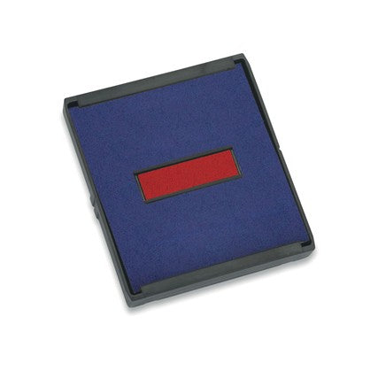 Trodat Ersatzkissen 6/4924/2 blau-rot – Einzelpackung, Kissenfarbe Blau-Rot