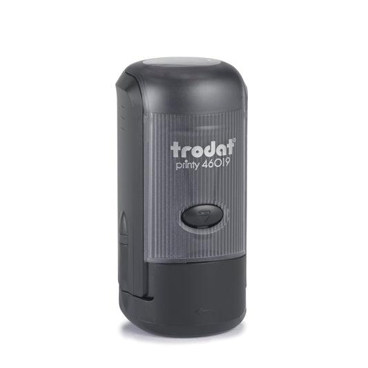 Trodat 46019 – individueller Stempel Ø 19 mm – Gehäusefarbe Anthrazit