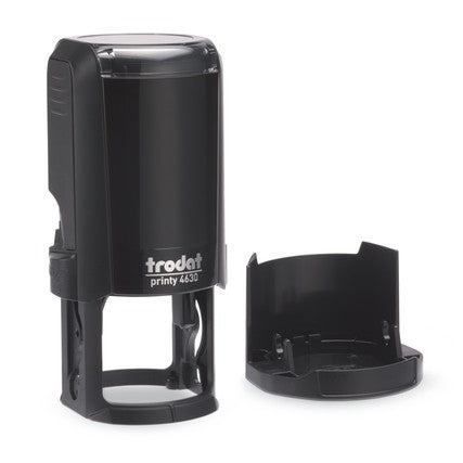 Trodat 4630 – individueller Stempel Ø 30 mm – Gehäusefarbe ECO-Schwarz