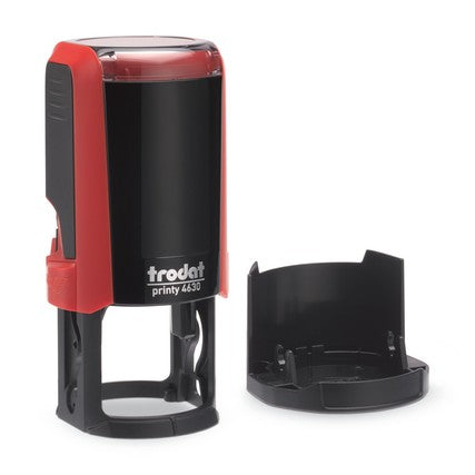Trodat 4630 – individueller Stempel Ø 30 mm – Gehäusefarbe Feuerrot