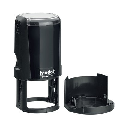 Trodat 4638 – individueller Stempel Ø 38 mm – Gehäusefarbe ECO-Schwarz