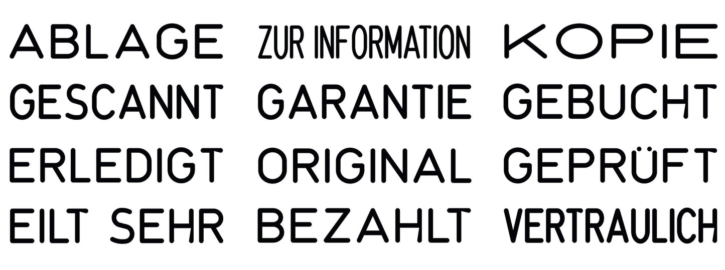 Trodat Printy 4822 – Wortband-Drehstempel