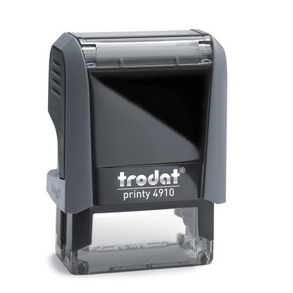 Trodat 4910 – individueller Stempel 26 × 9 mm – Gehäusefarbe ECO-Grau