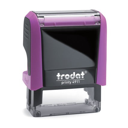 Trodat 4911 – individueller Stempel 38 × 14 mm – Gehäusefarbe Pastell Rosa