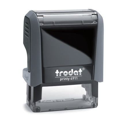 Trodat 4911 – individueller Stempel 38 × 14 mm – Gehäusefarbe ECO-Grau