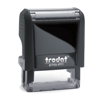 Trodat 4911 – individueller Stempel 38 × 14 mm – Gehäusefarbe ECO-Schwarz