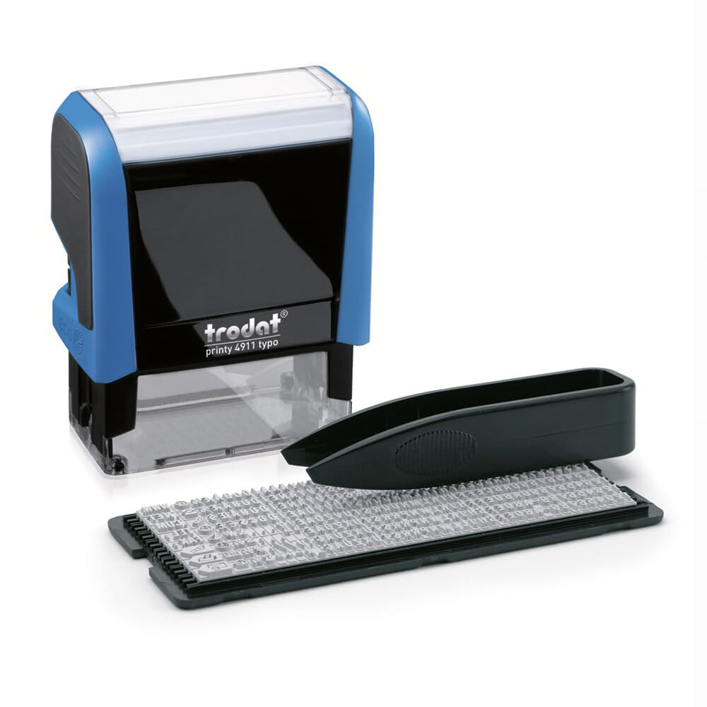 Trodat Printy 4911 Typomatic – DIY-Stempelset zum Selbersetzen