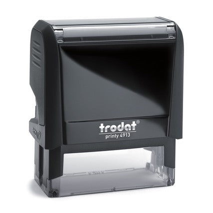 Trodat 4913 – individueller Stempel 58 × 22 mm – Gehäusefarbe ECO-Schwarz