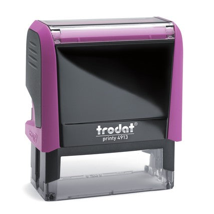 Trodat 4913 – individueller Stempel 58 × 22 mm – Gehäusefarbe Pastell Rosa