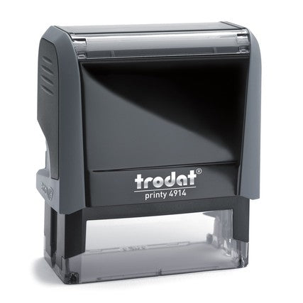 Trodat 4914 – individueller Stempel 64 × 26 mm – Gehäusefarbe ECO-Grau