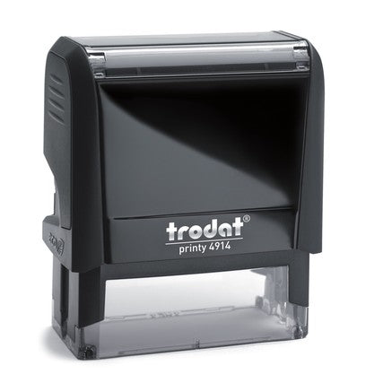Trodat 4914 – individueller Stempel 64 × 26 mm – Gehäusefarbe ECO-Schwarz