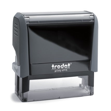 Trodat 4915 – individueller Stempel 70 × 25 mm – Gehäusefarbe ECO-Grau