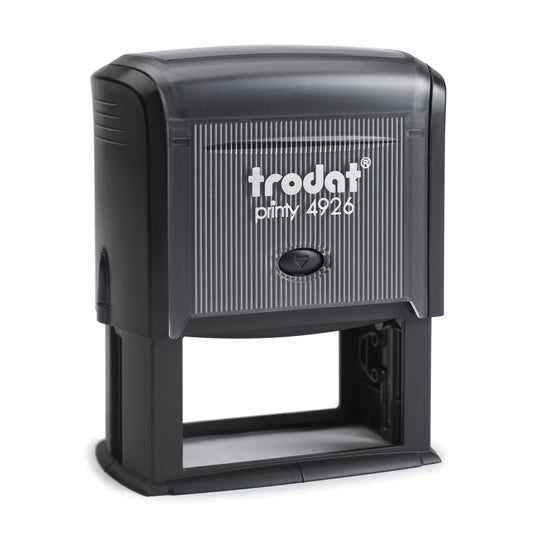 Trodat 4926 – individueller Stempel 75 × 38 mm – Gehäusefarbe ECO-Schwarz