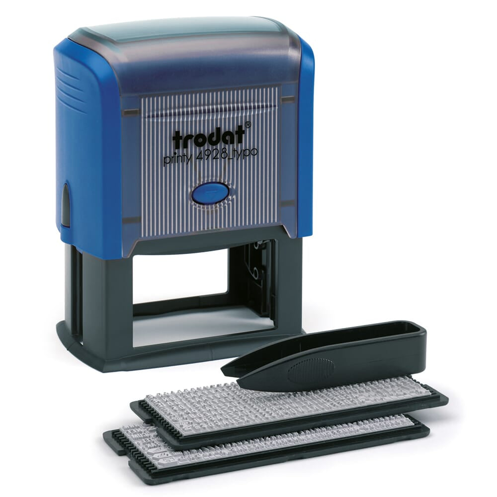 Trodat Printy 4928 Typomatic – DIY-Stempelset zum Selbersetzen