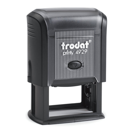 Trodat 4929 – individueller Stempel 50 × 30 mm – Gehäusefarbe ECO-Schwarz