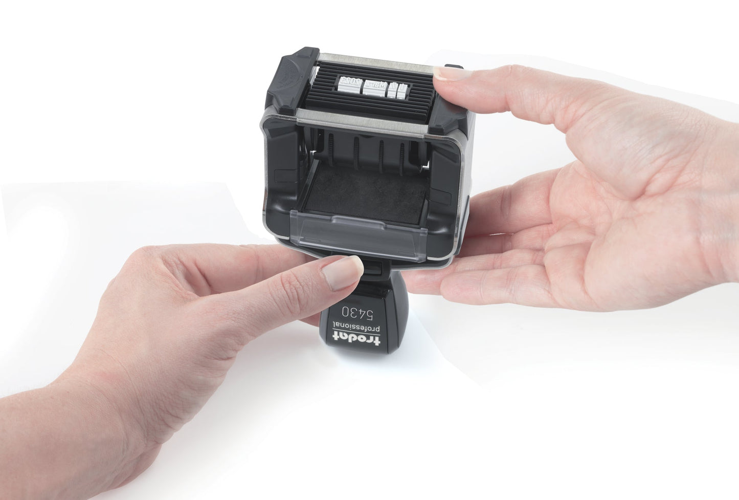 Trodat Professional 5430/L – Datumstempel mit Lagertext