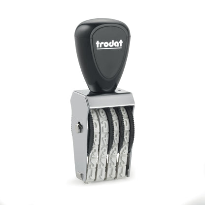 Trodat Classic 1554 – Tampon à molettes alphabétiques et numériques