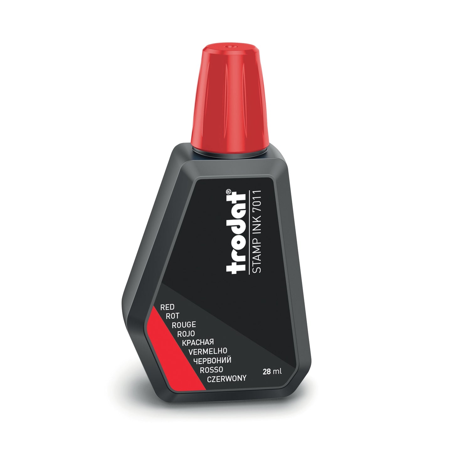Trodat Stempelfarbe 7011 – 28 ml, Farbe Rot