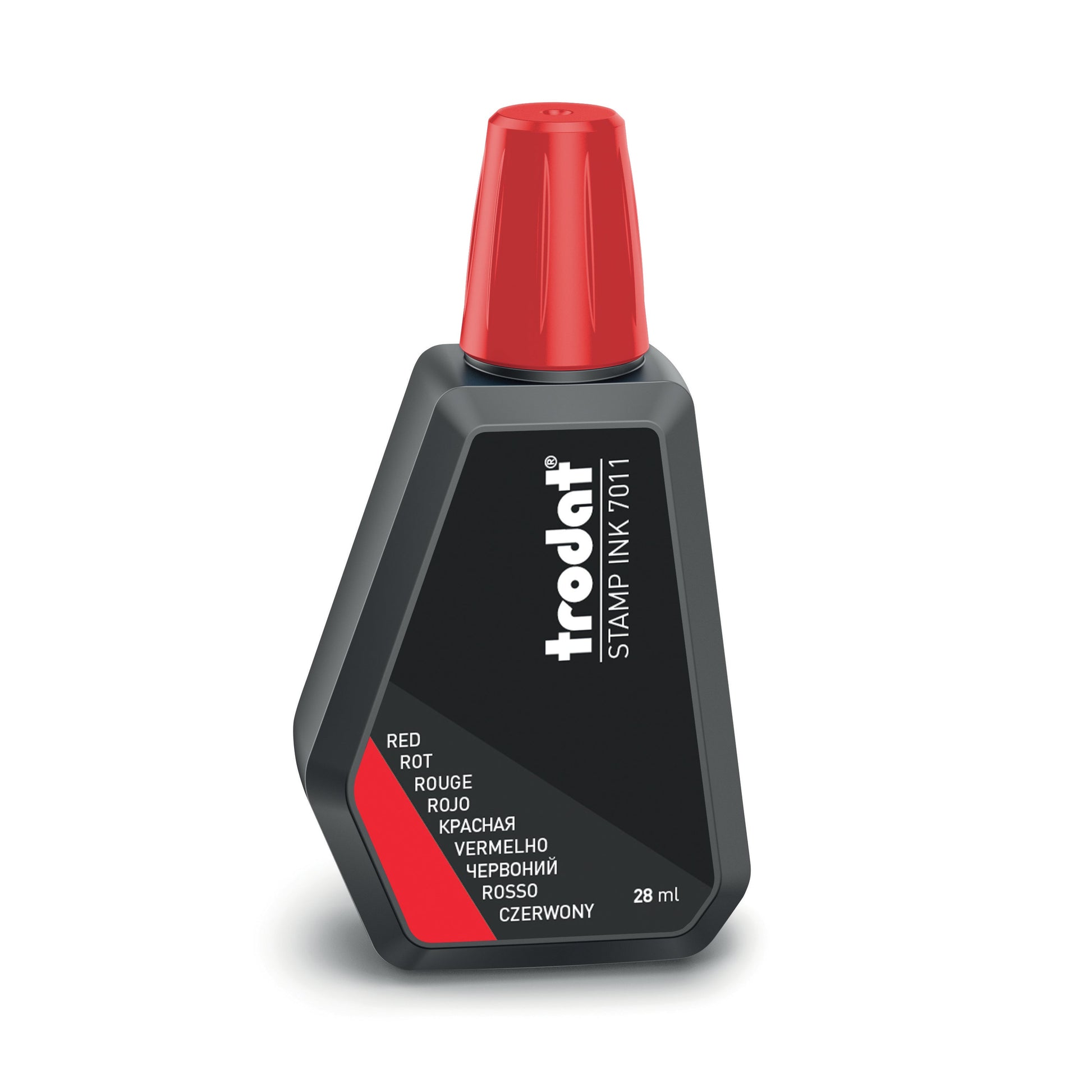 Trodat Stempelfarbe 7011 – 28 ml, Farbe Rot