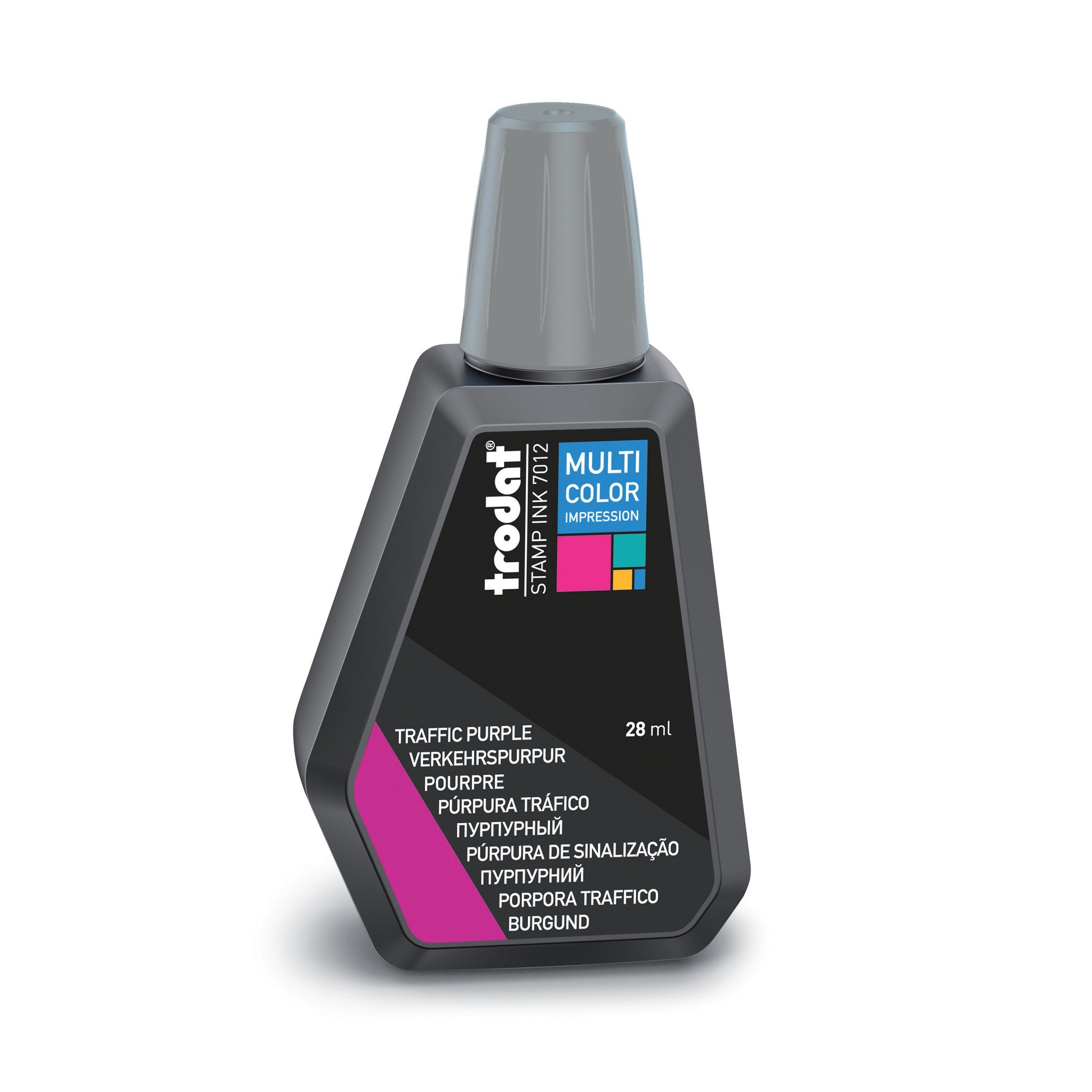 Trodat Stempelfarbe 7012 MCI – 28 ml, Farbe Verkehrspurpur