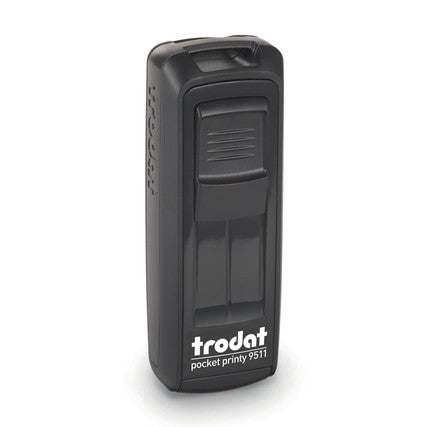 Trodat 9511 – individueller Stempel 38 × 14 mm – Gehäusefarbe ECO-Schwarz
