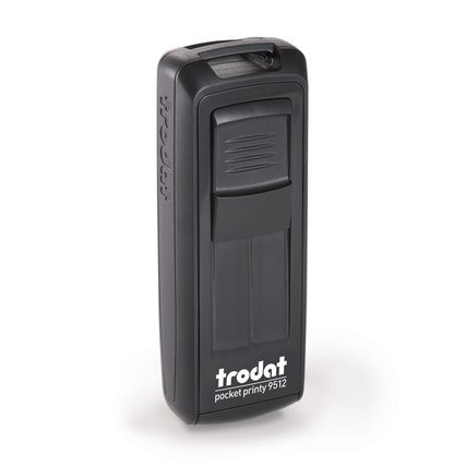 Trodat 9512 – individueller Stempel 47 × 18 mm – Gehäusefarbe ECO-Schwarz